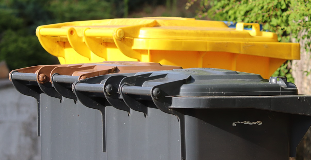 공동주택 분리수거 쓰레기통