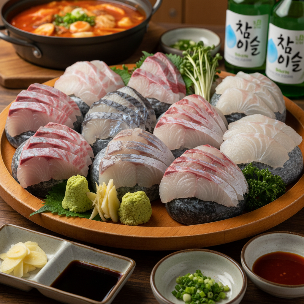 1월 제철 횟감