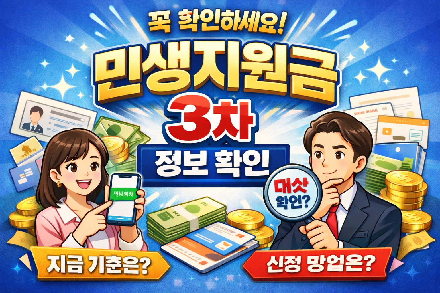 민생지원금 3차 정보 확인