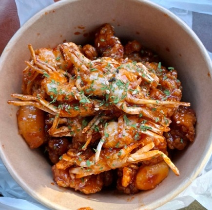 영덕-대게닭강정-미니크랩튀김-게튀김