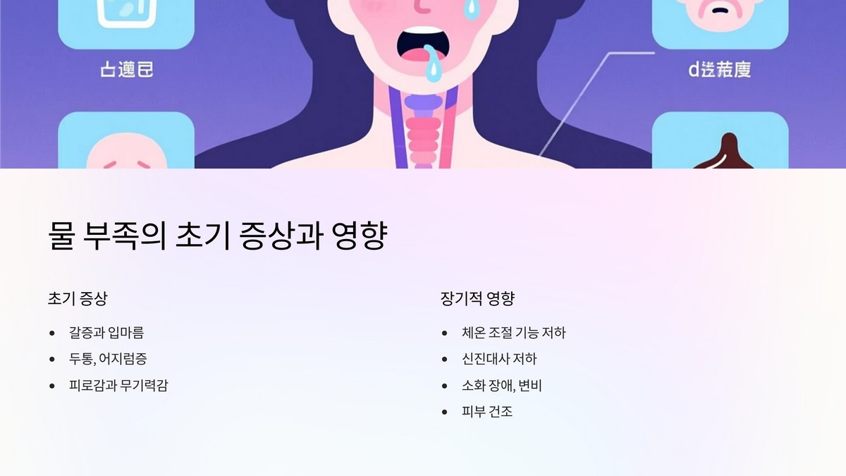 탈수 증상