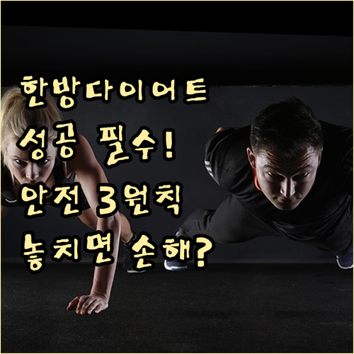 성공적인 한방 다이어트를 위한 3가지..