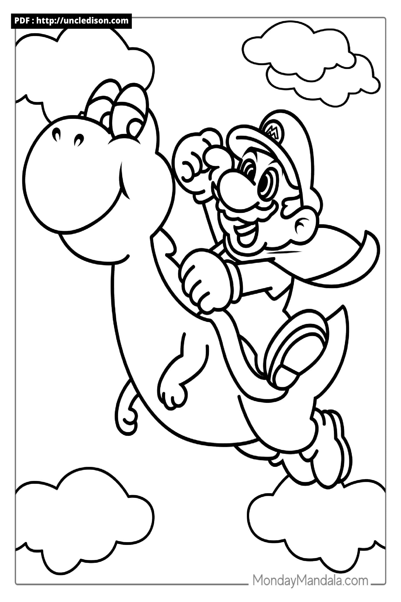 슈퍼마리오 색칠공부 무료도안