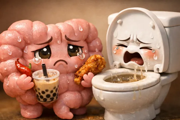 장이 민감해진 상태 표현