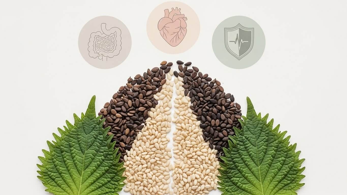 들깨와 참깨의 공통점과 상호 보완 효과