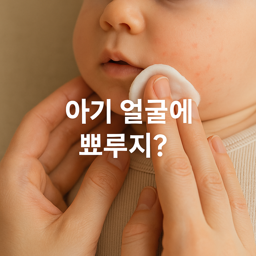 아기 얼굴에 뾰루지 정상 vs 질병 구별법 ✅
