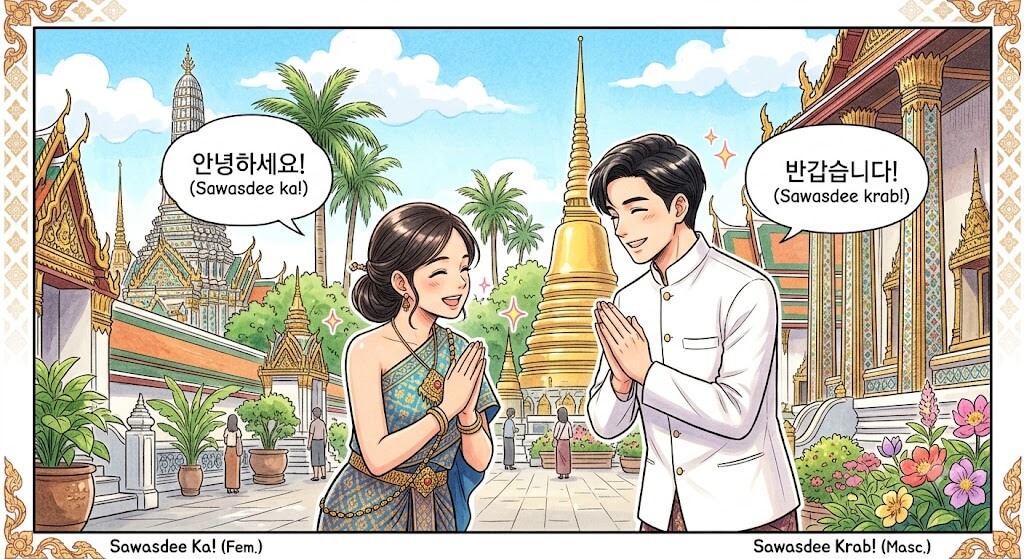 태국의 인사