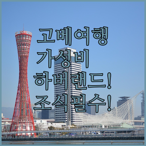 고베 가성비 호텔 추천 베스트 5 하..
