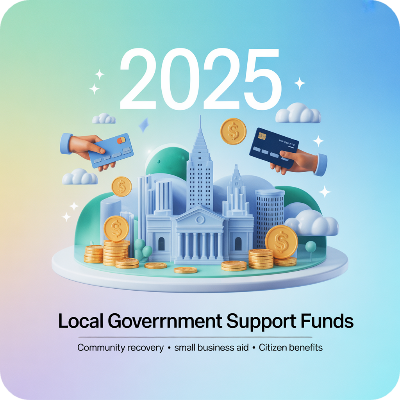 2025년 지자체 지원금(지역 지원금) 이미지