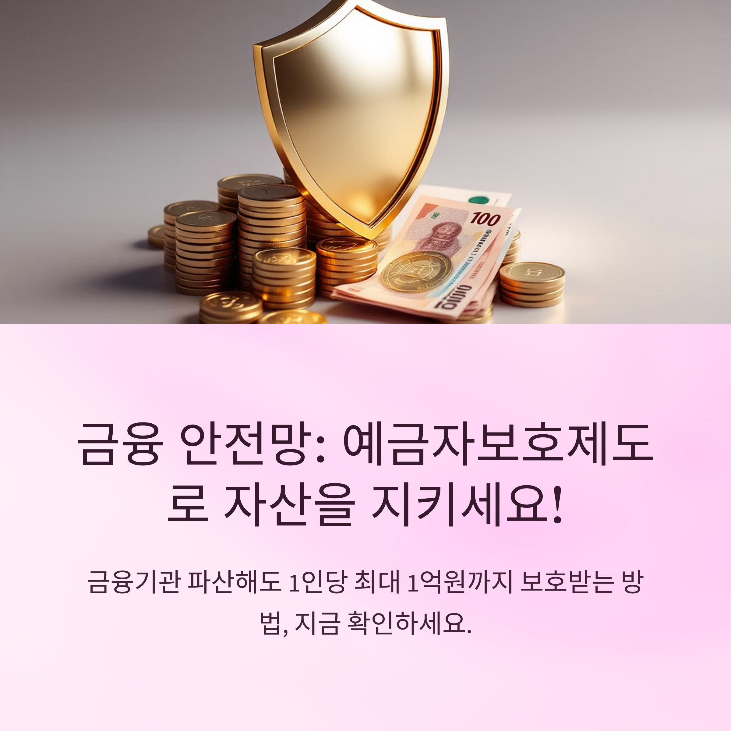 예금자보호 1억원, 당신의 돈은 안전할까?