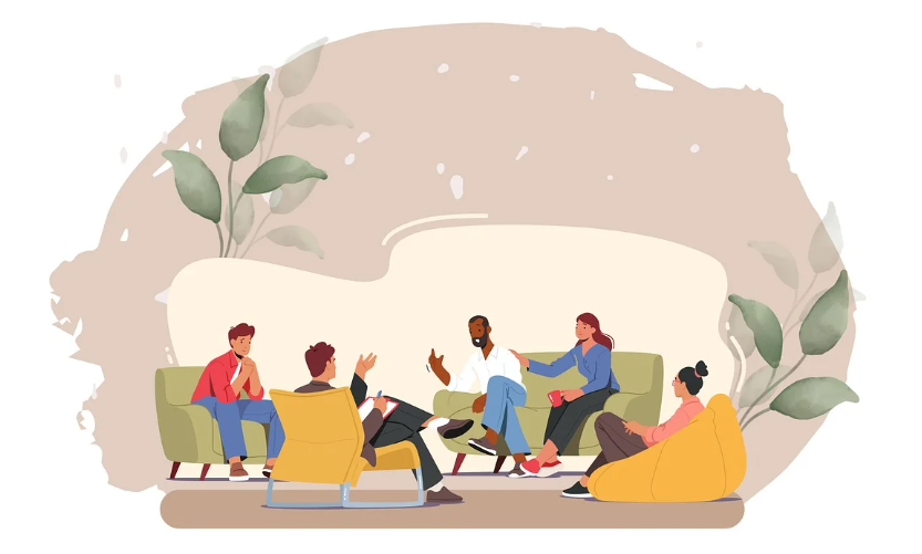 대화하는 사람들