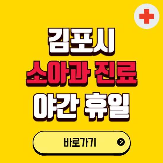김포시 야간 소아과 진료병원 찾기 ❘ 24시 일요일 주말 연휴 응급진료 추천 잘하는 곳