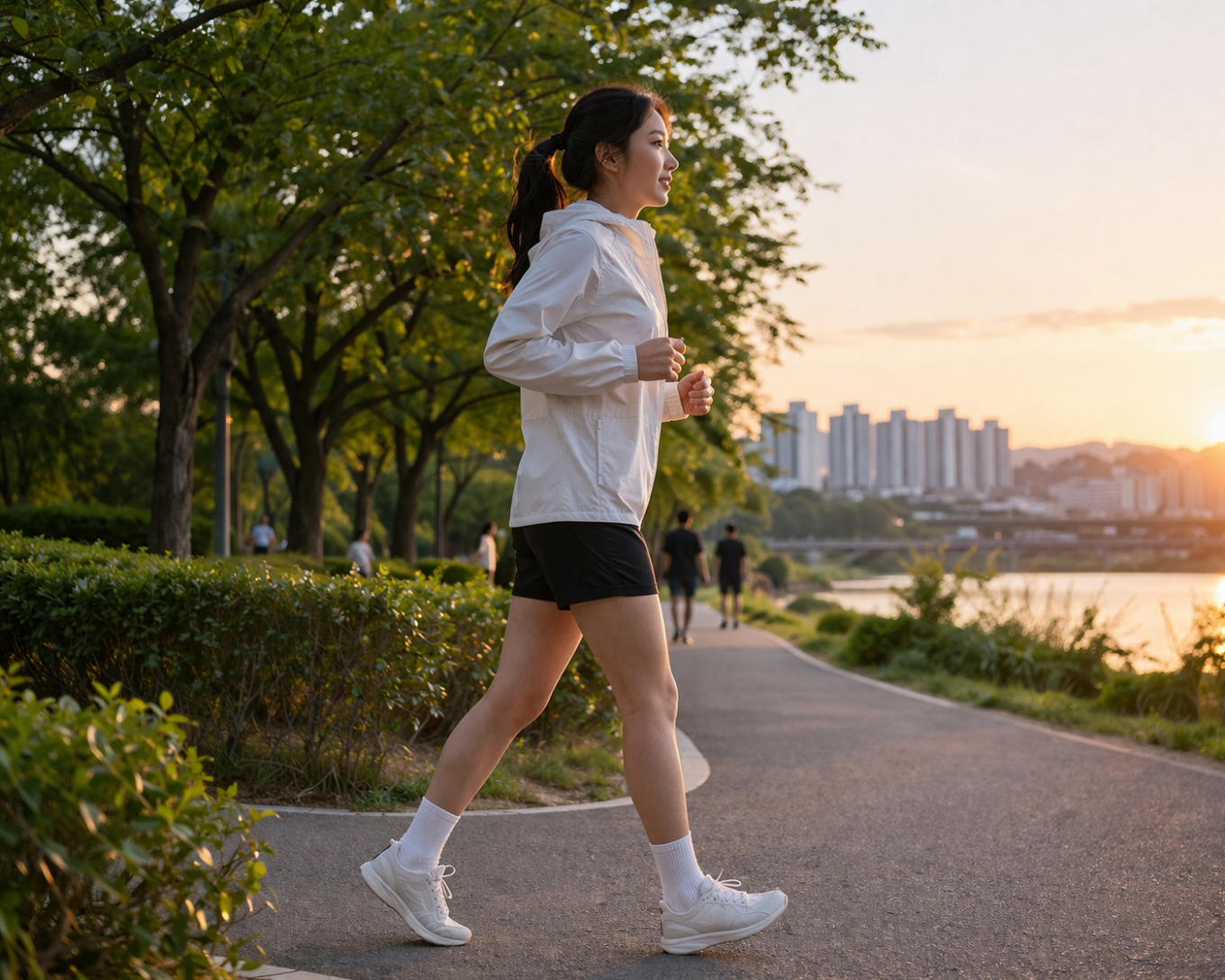 걷기와 달리기를 섞어 러닝하는 초보 러너