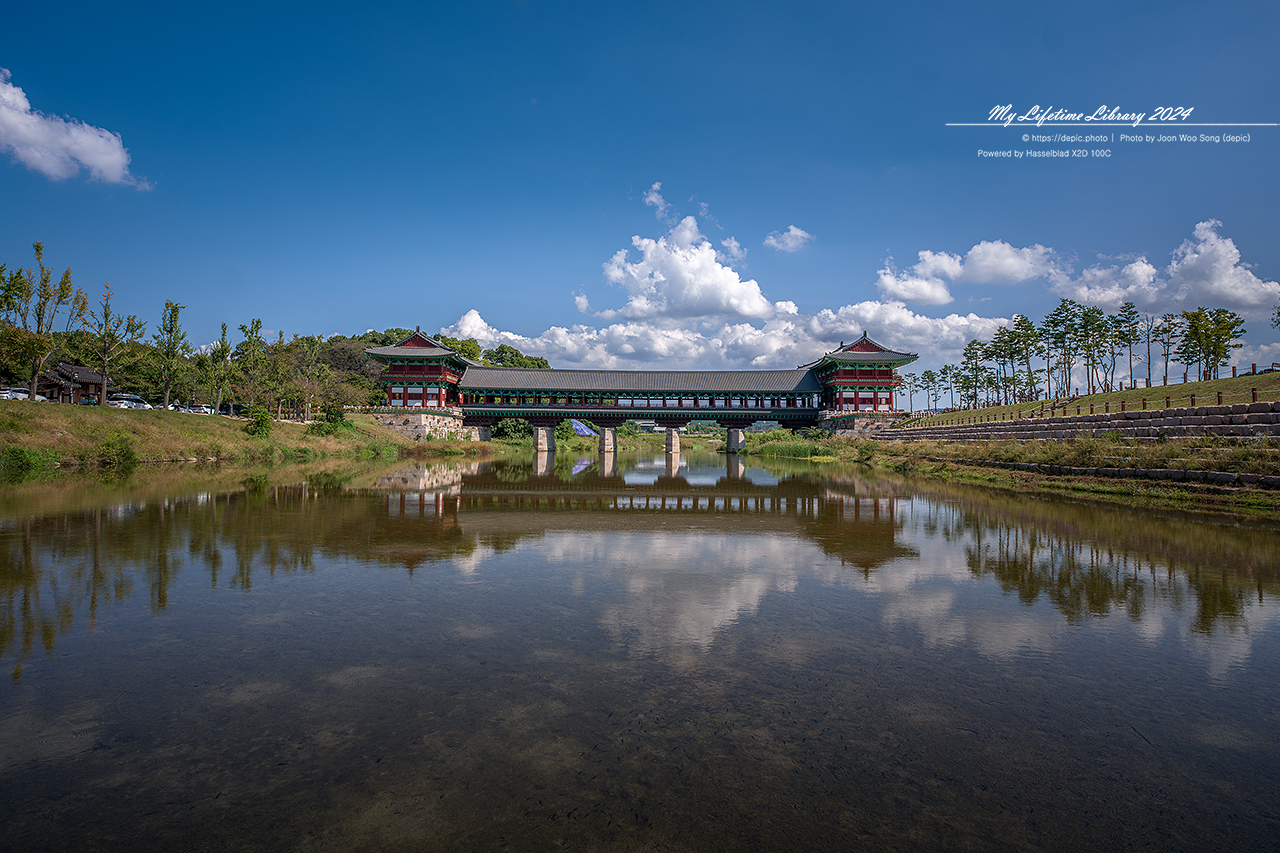 경주 월정교 구름