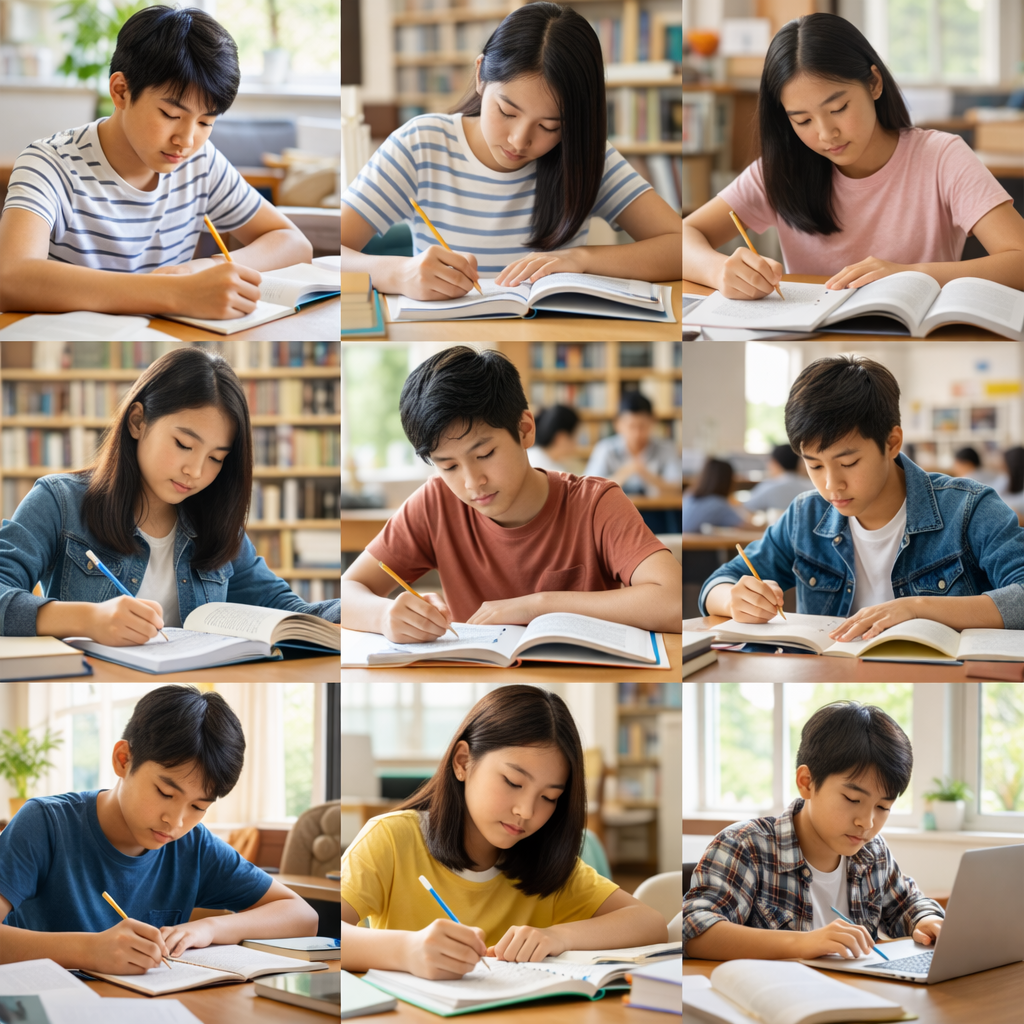 선행 학습하는 학생