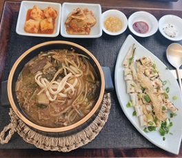 장어칼국수