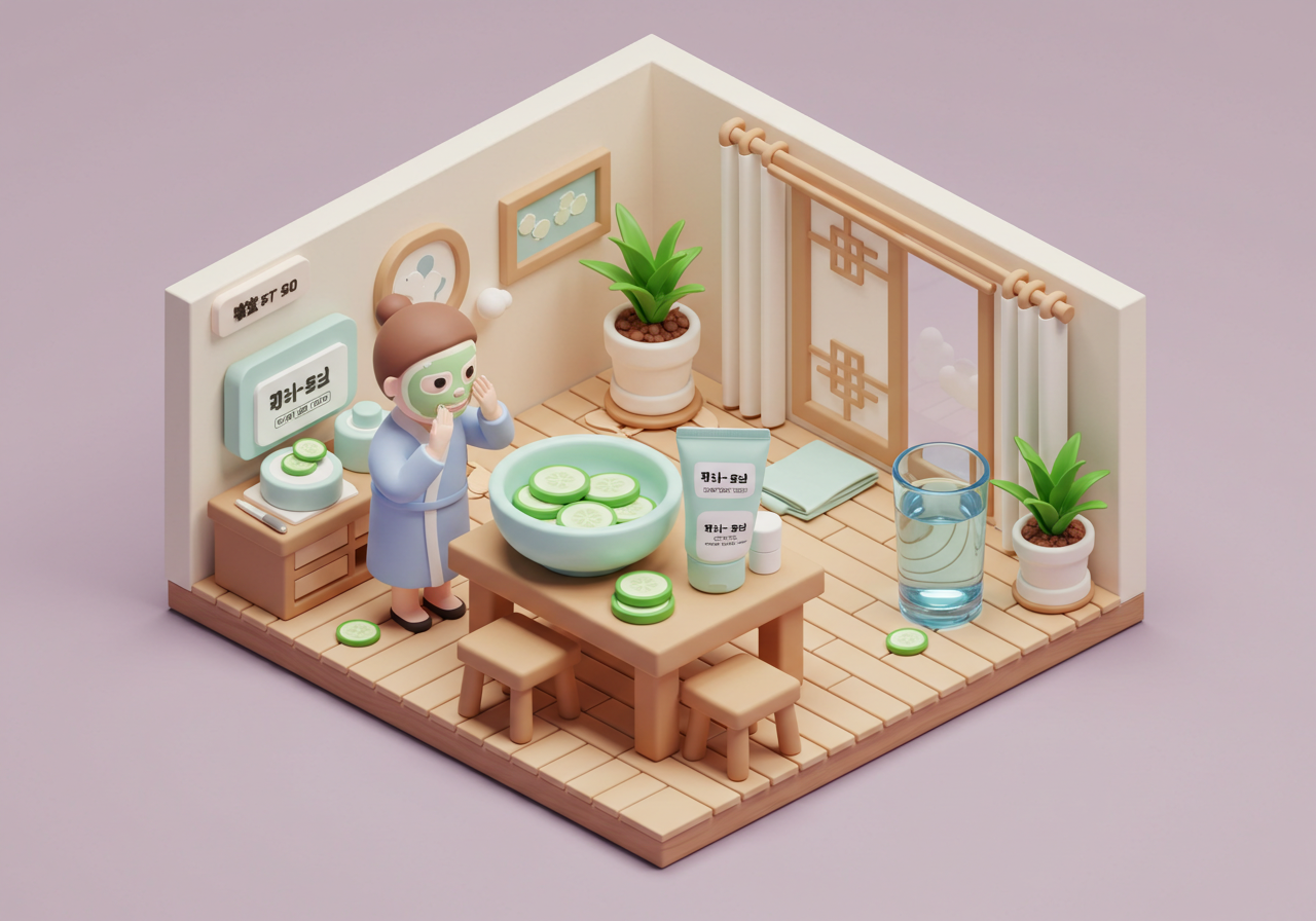 오이 효능 제대로 알고 오이팩으로 피부 진정과 수분 보충하기