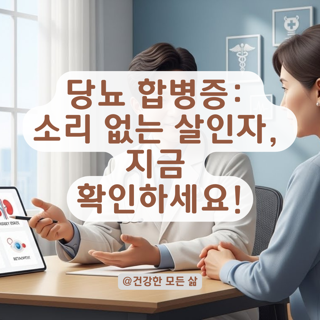 당뇨 환자 필수 체크! 소리 없는 살인자, 치명적인 합병증 종류와 증상 총정리