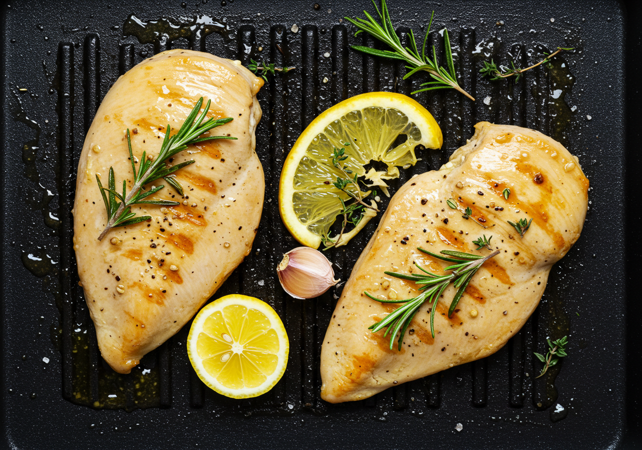 닭가슴살 허브 올리브 오일 마리네이드 구이