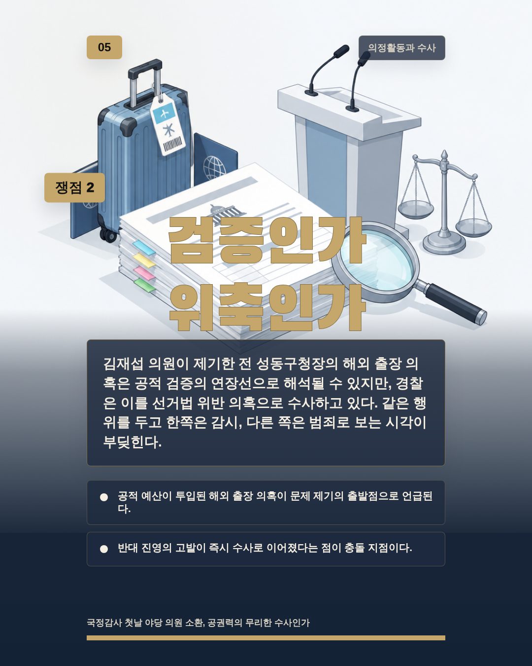 검증인가 위축인가