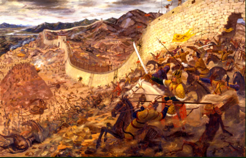 안시성 전투. 박창돈. 1975년 작