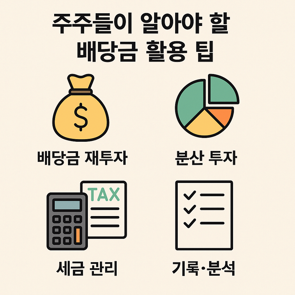 배당금 활용 팁