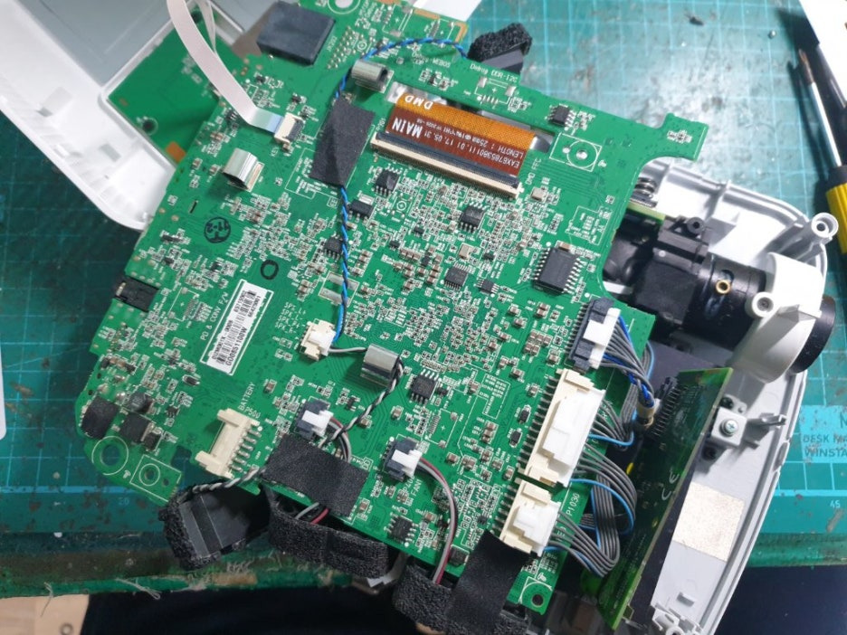 lg빔프로젝터 pf50ka 내부