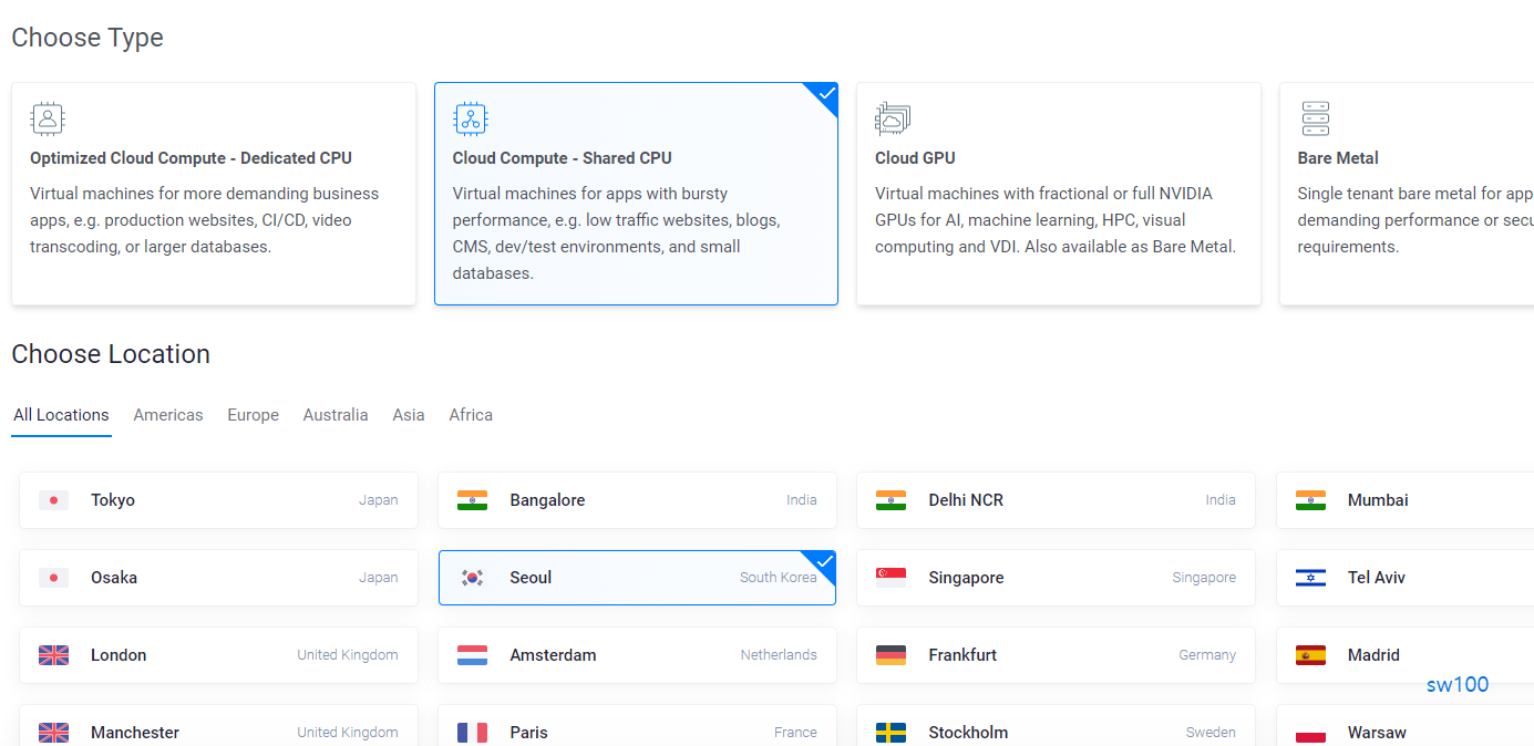 헤스티아 이용해서 새로운 인스턴스 개설하기 1