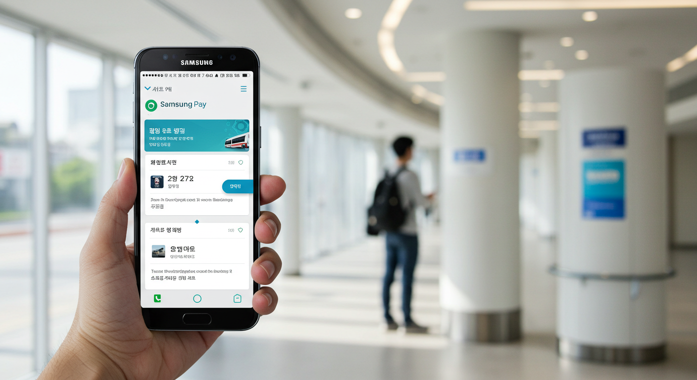 삼성페이 교통카드 등록법