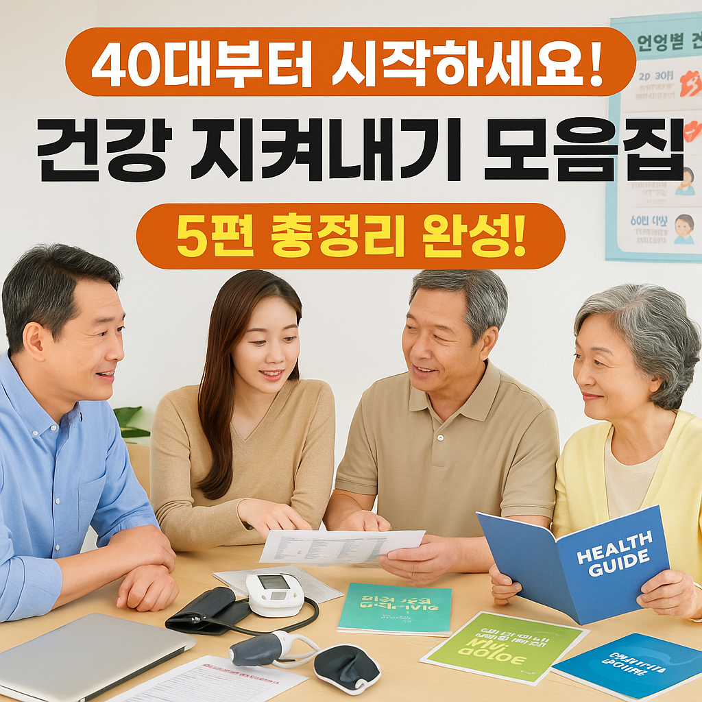 40대부터 시작하는 건강 지켜내기 모음집