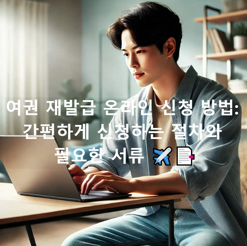여권 재발급 온라인 신청 방법: 간편하게 신청하는 절차와 필요한 서류 ✈️📑