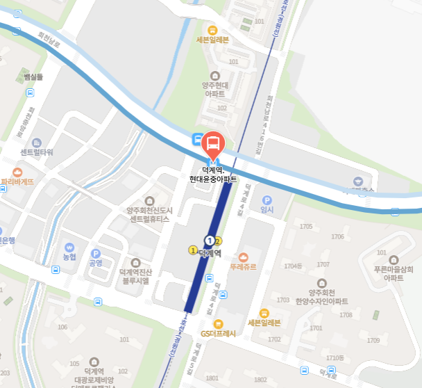 공항버스 노선도