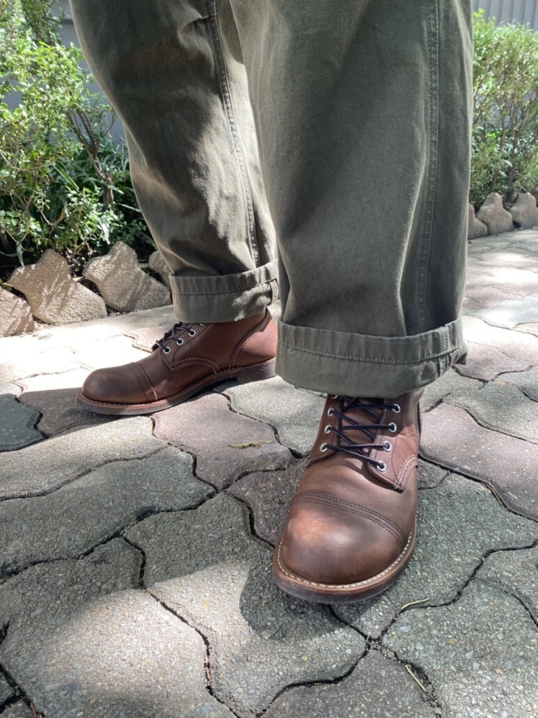 데일리룩(오뭘입)와일드브릭스 헌팅캡, 어커버 반팔 티셔츠, 프리즘웍스 카고 팬츠, 레드윙 아이언레인저 앰버, 데일리룩, 데일리코디, 데일리패션, ootd