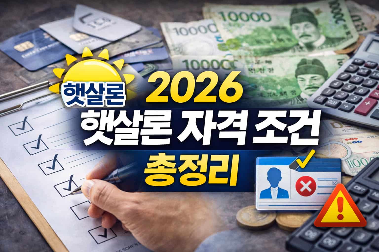 햇살론 자격 조건