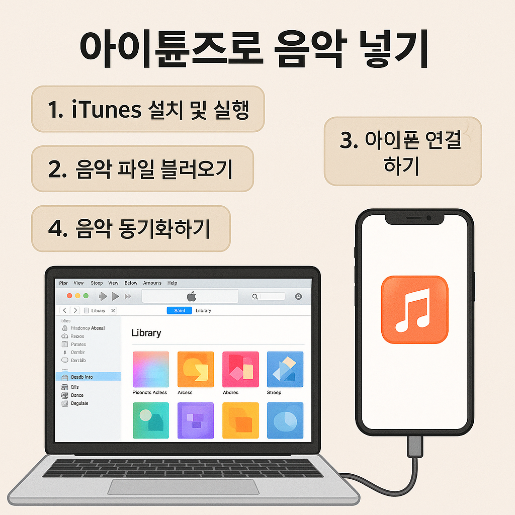아이튠즈 음악넣기