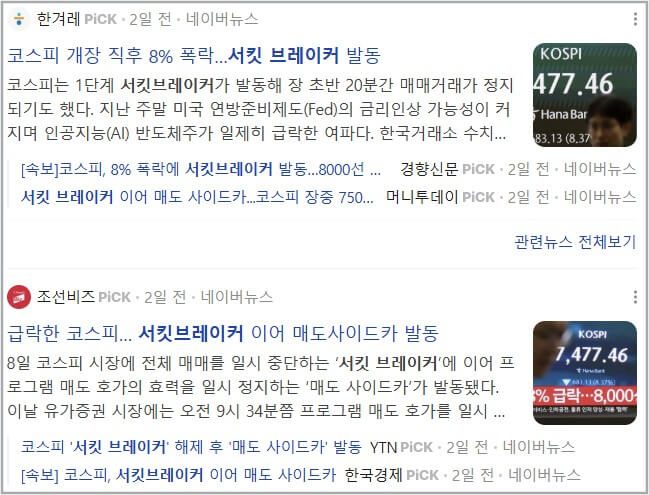 서킷브레이커 뜻