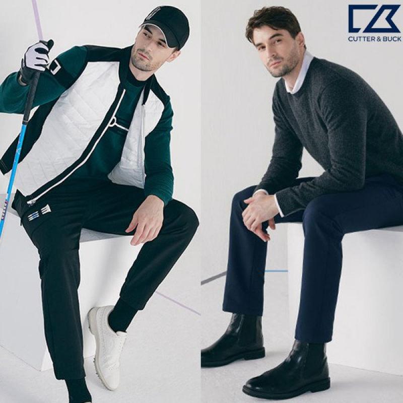 커터앤벅 남성 더블레이어 트윌 기모팬츠 C2WPT3M