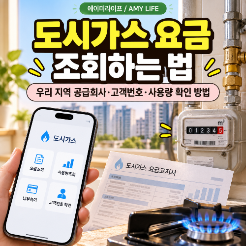 도시가스_요금_조회하는_법