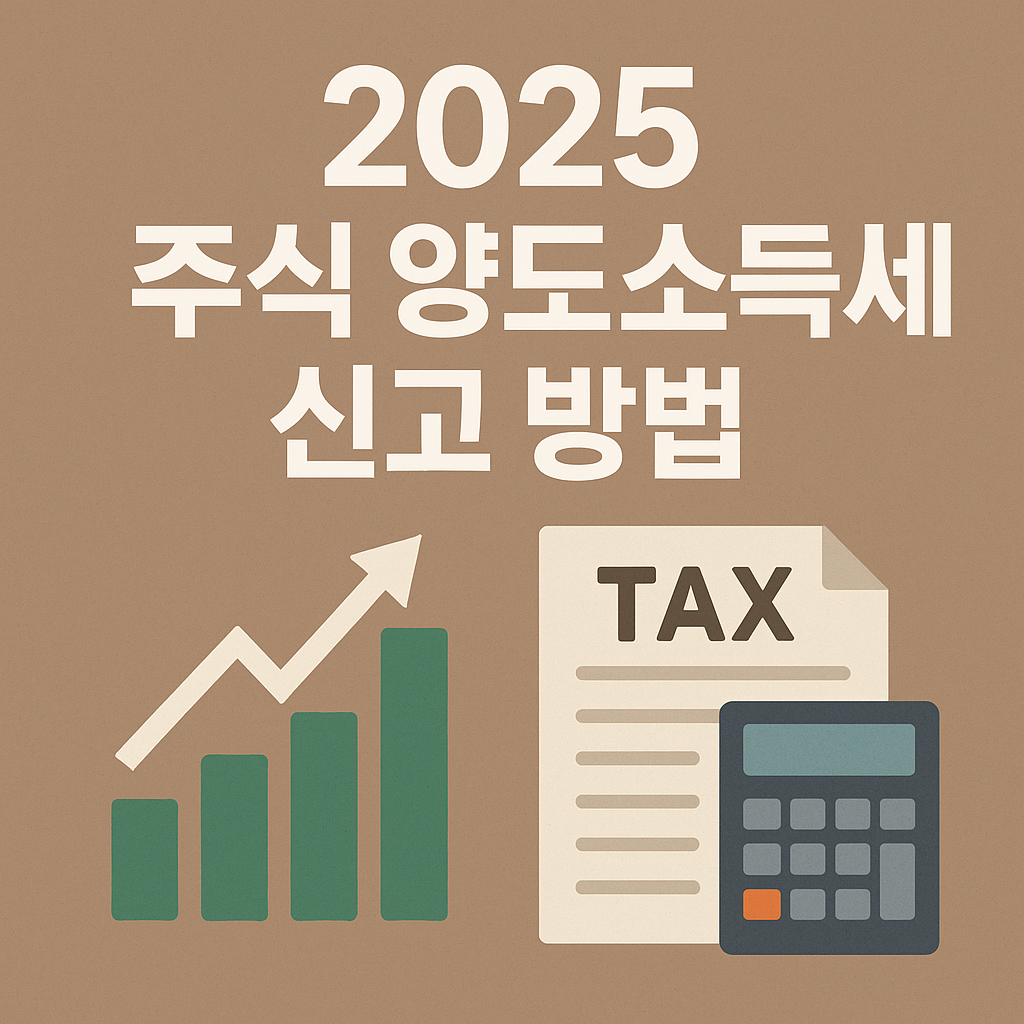 주식 양도소득세 신고 방법