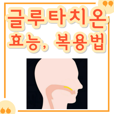 글루타치온 효능, 복용법