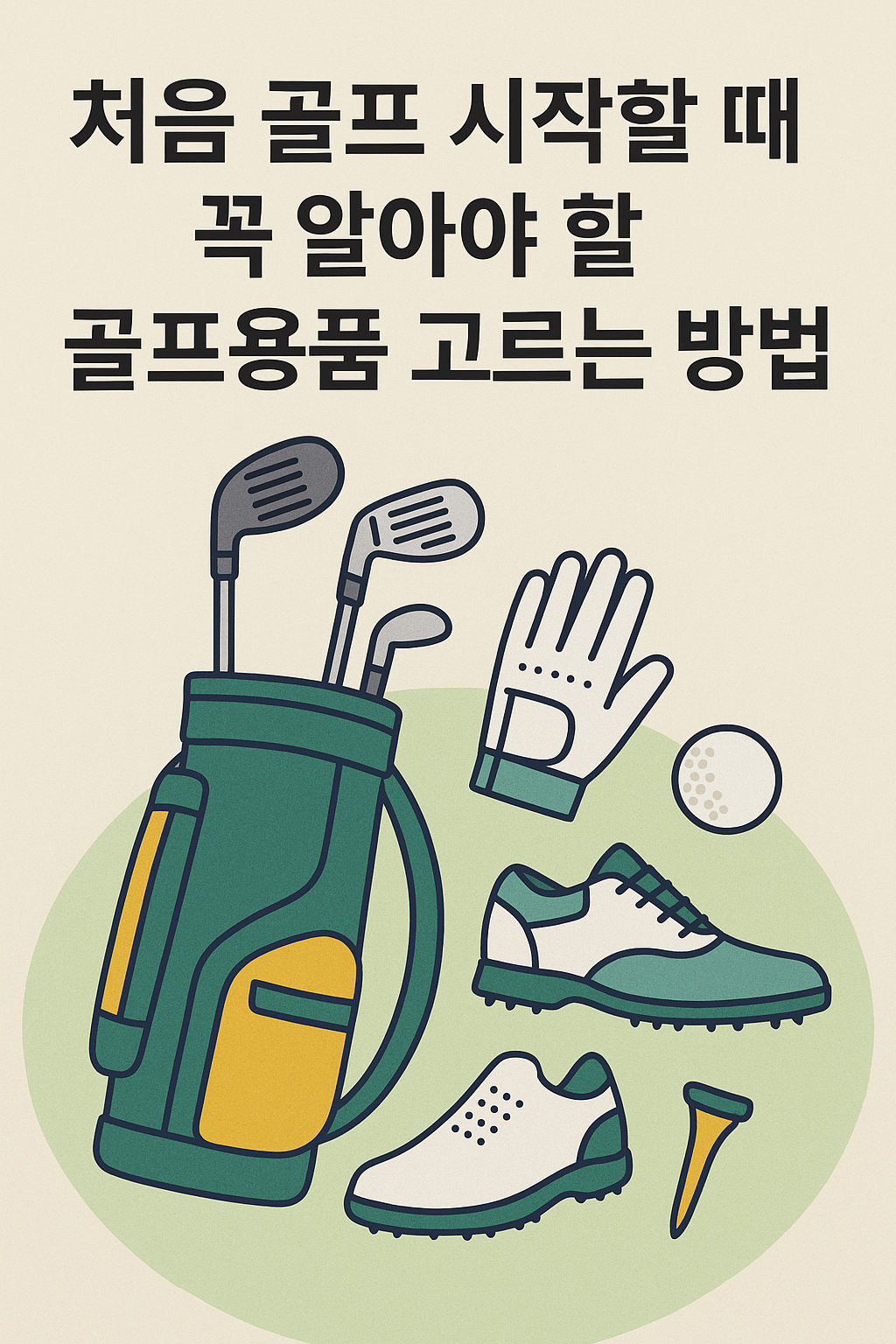 처음 골프 시작할 때 꼭 알아야 할 골프용품 고르는 방법 사진