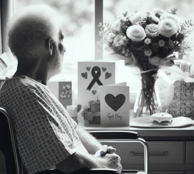 치매치료비지원_병실의 노인