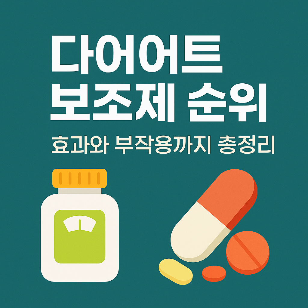 다이어트 보조제 순위 및 효과와 부작용
