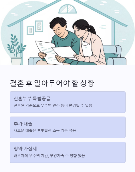결혼 후 알아두어야 할 상황