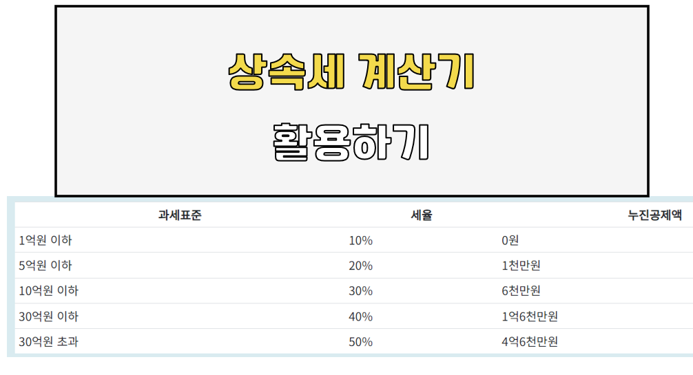 상속세 계산기