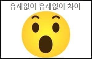 유례없이 유래없이 차이
