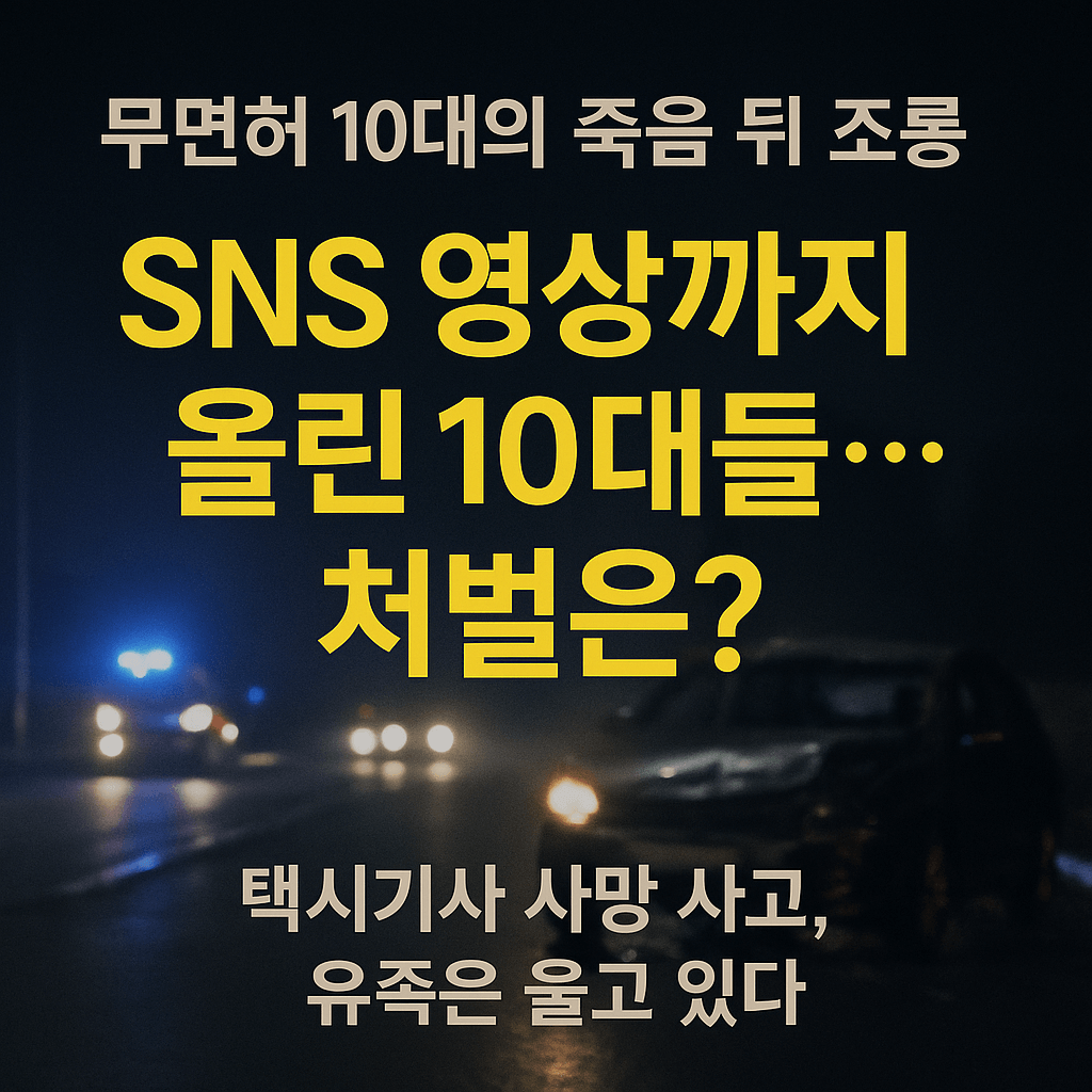무면허운전 사망사고