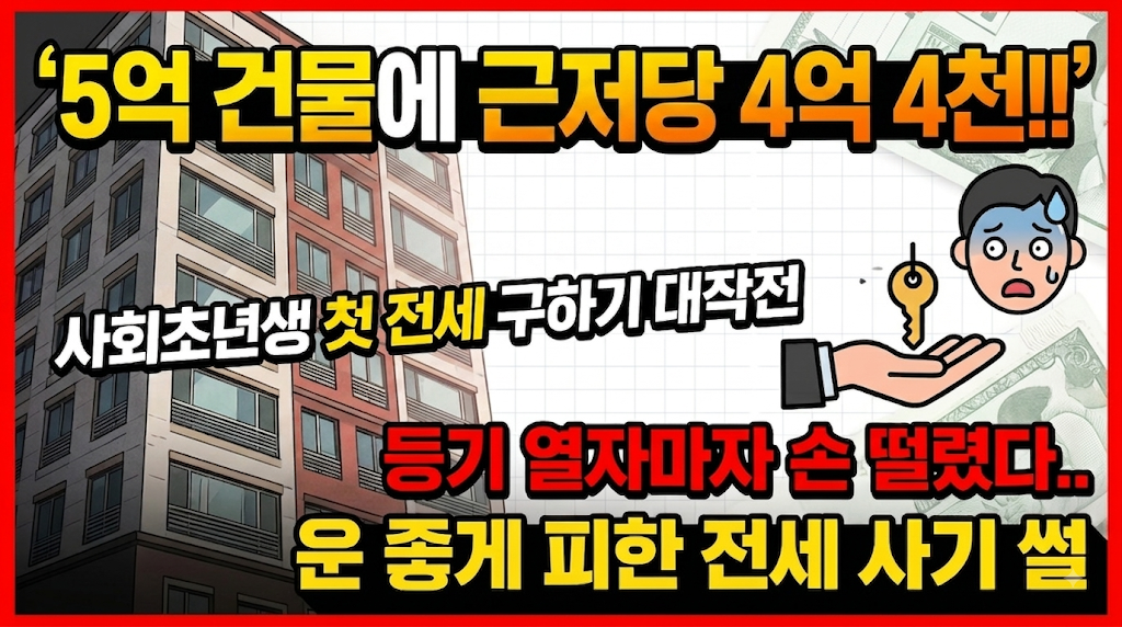 사회초년생 전세집 구하기, 전세 근저당 조회 후기
