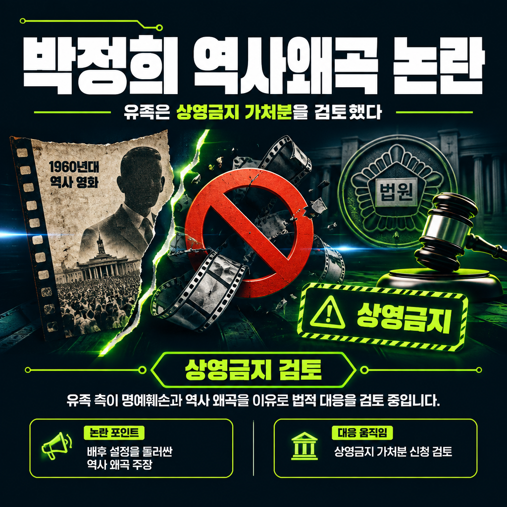 박정희 악마화 논란