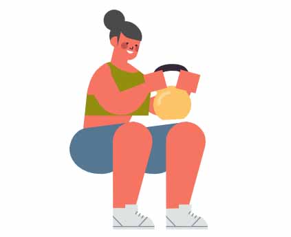 스쿼트 자세와 주의 사항